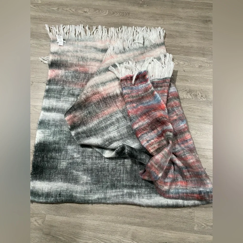 Pottery Barn Made in India Multicolor‎ Woven Throw Blanket